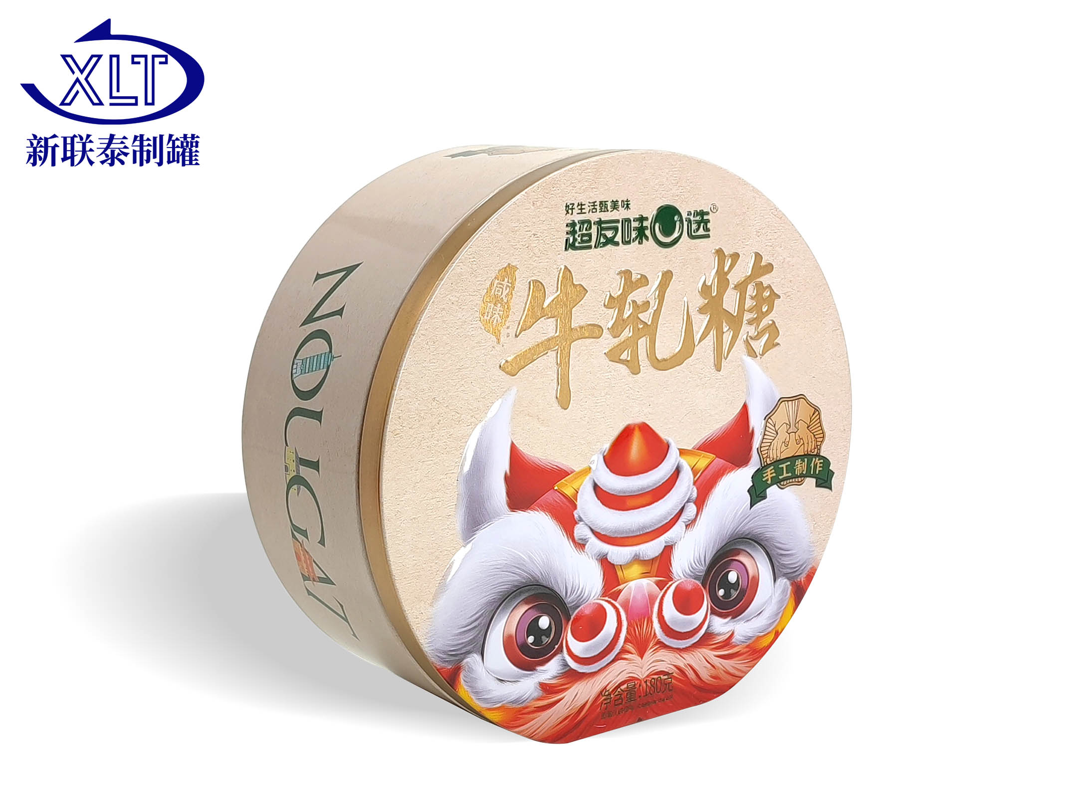 食品包裝-國風糖果鐵罐